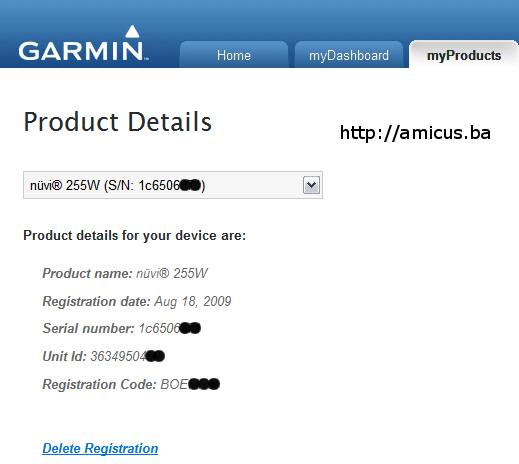 Garmin detalji